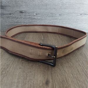 American Eagle Tan Canvas Belt Size 32